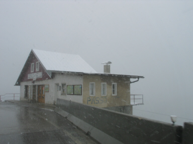 [Snow at Passo di Sella]